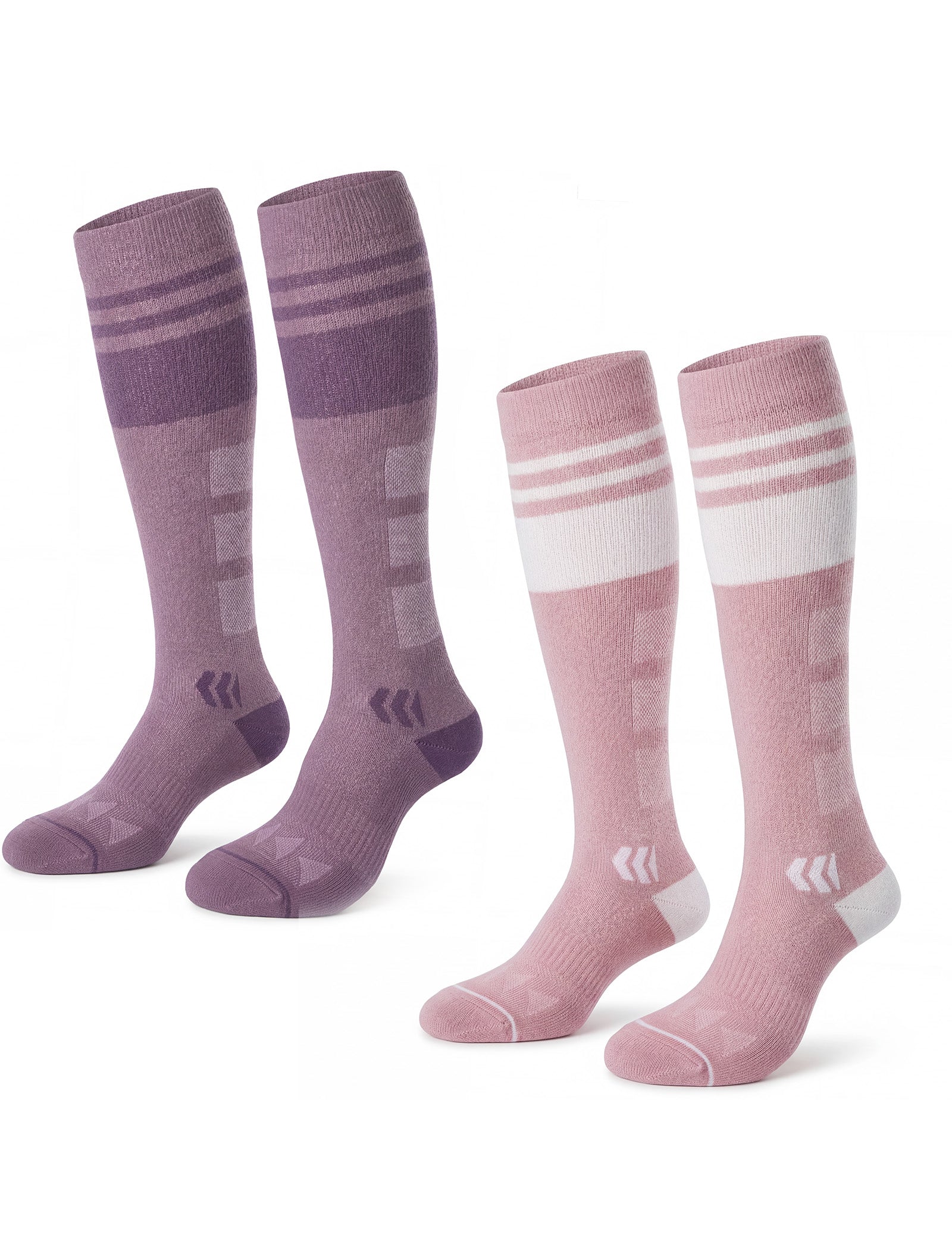Momcozy Wide Calf Compression Socks 20-30mmHg for Sports 2 Pairs ZY2K